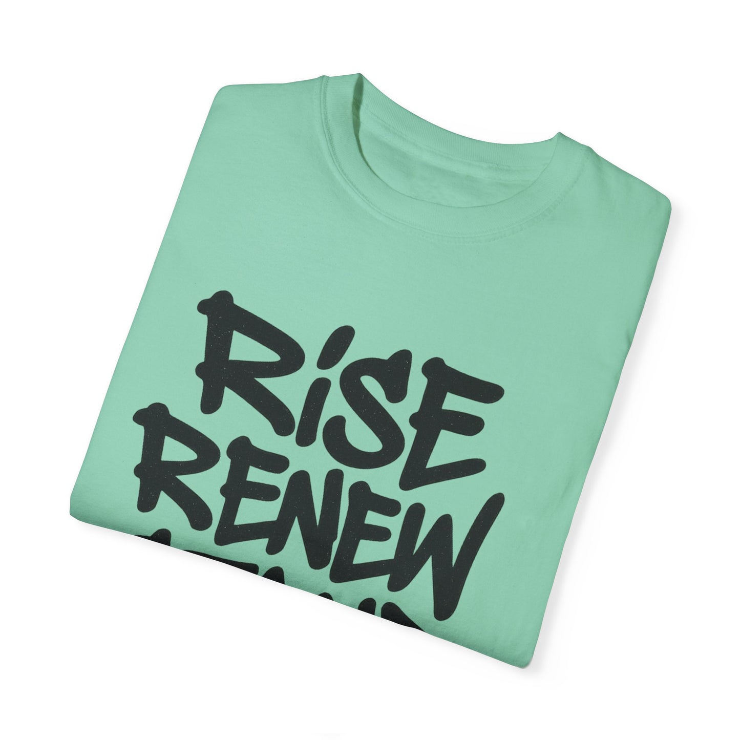 Inspiration T-Shirt: Rise Renew Stand Unshaken