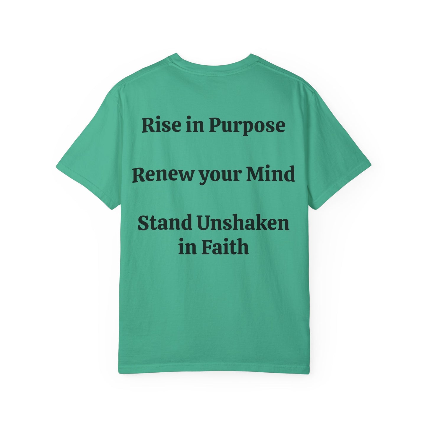 Inspiration T-Shirt: Rise Renew Stand Unshaken