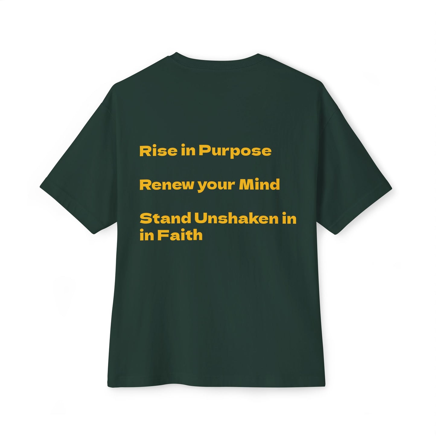 Oversized Tee Rise Renew Stand Unshaken Shirt
