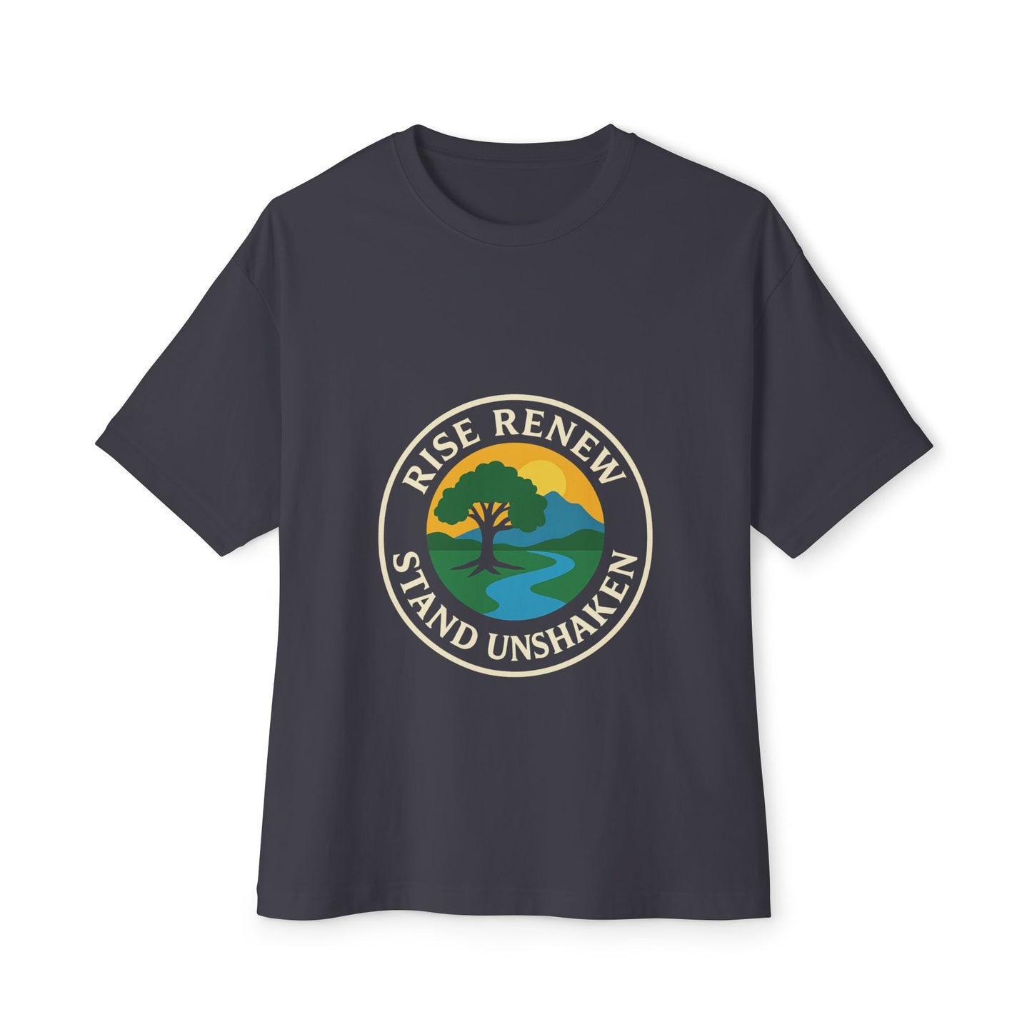 Oversized Tee Rise Renew Stand Unshaken Shirt