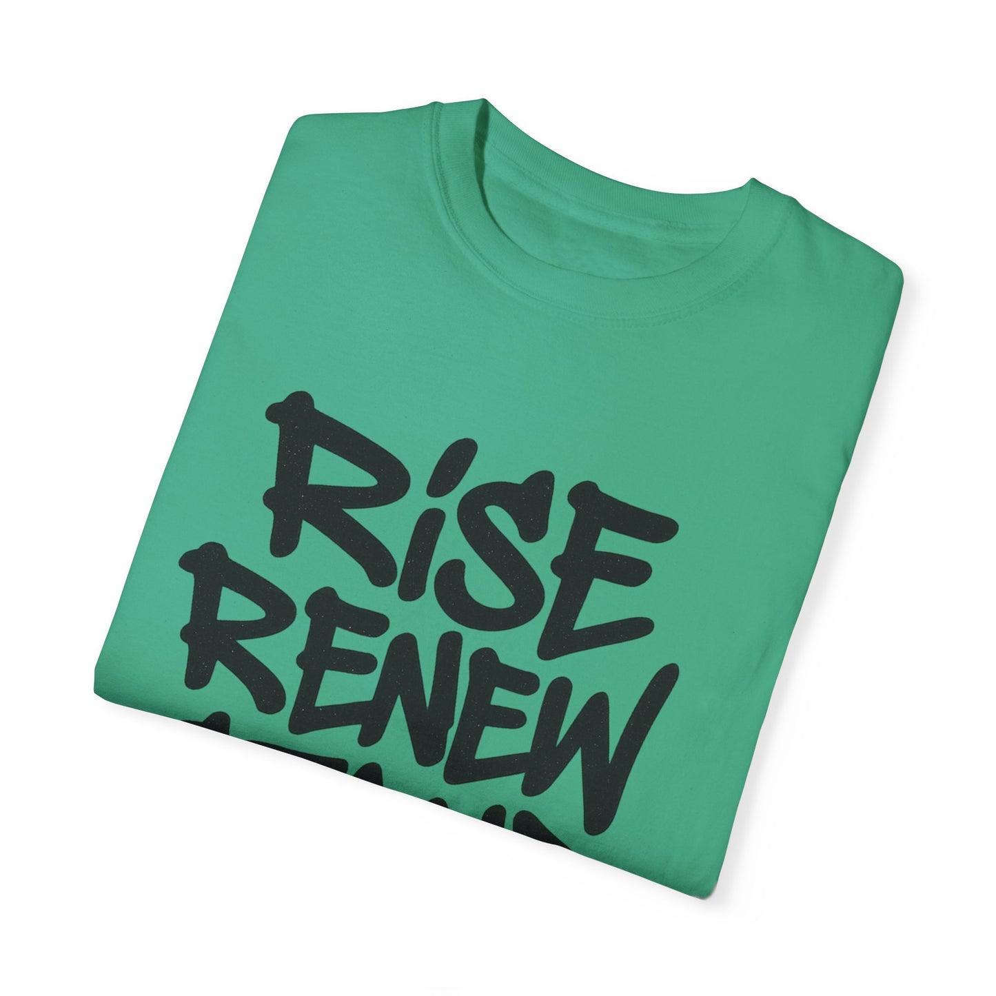 Inspiration T-Shirt: Rise Renew Stand Unshaken