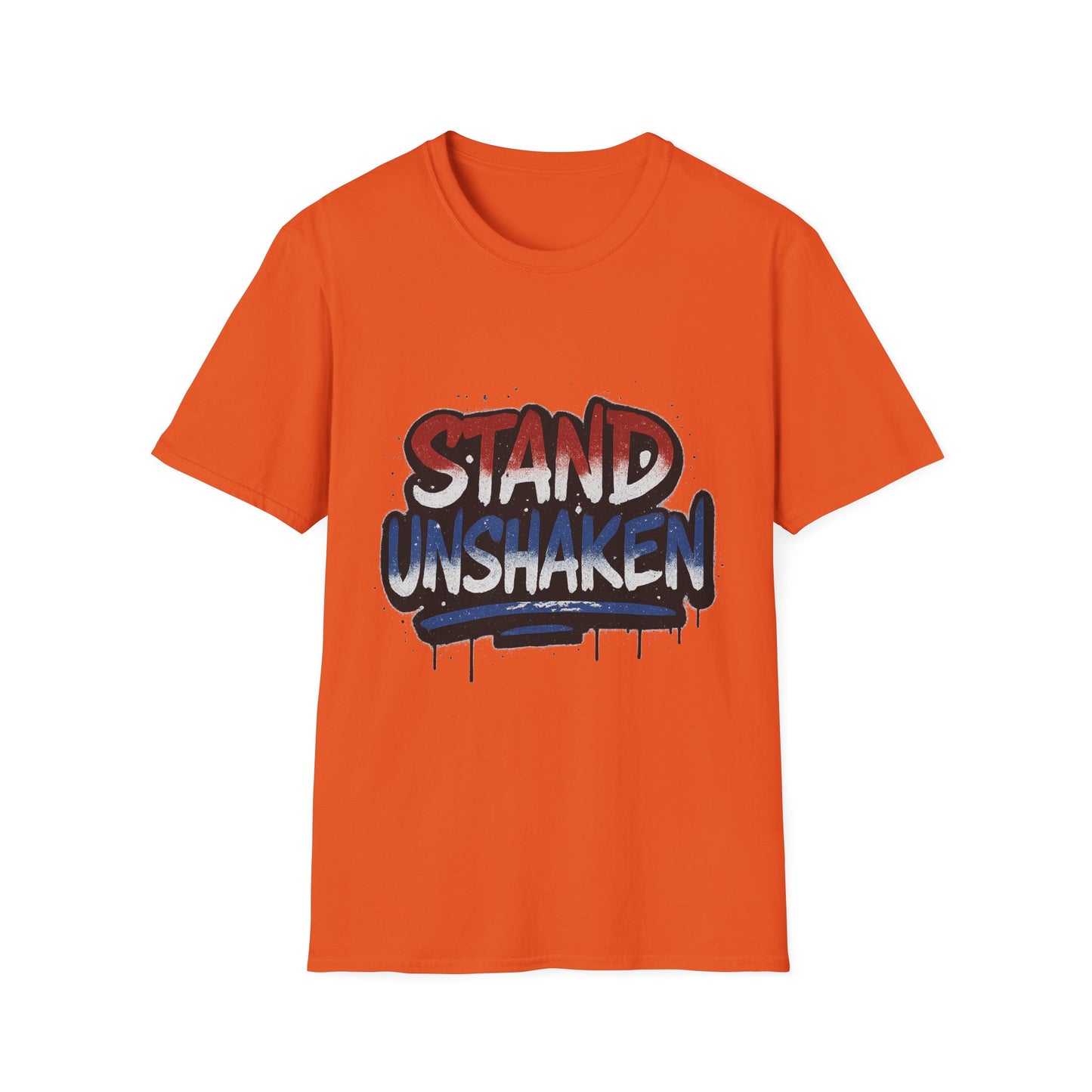 Stand Unshaken Inspirational Unisex Softstyle T-Shirt - Faith & Resilience