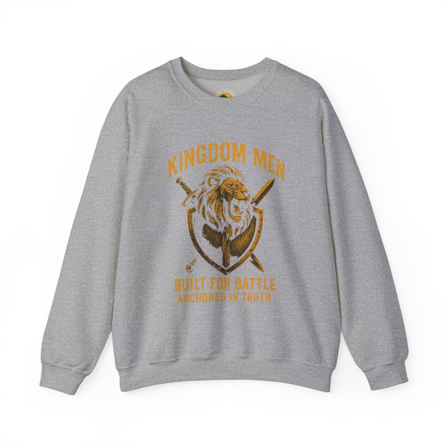 Kingdom Men Built for Battle Anchored in Truth-Crewneck Sweatshirt