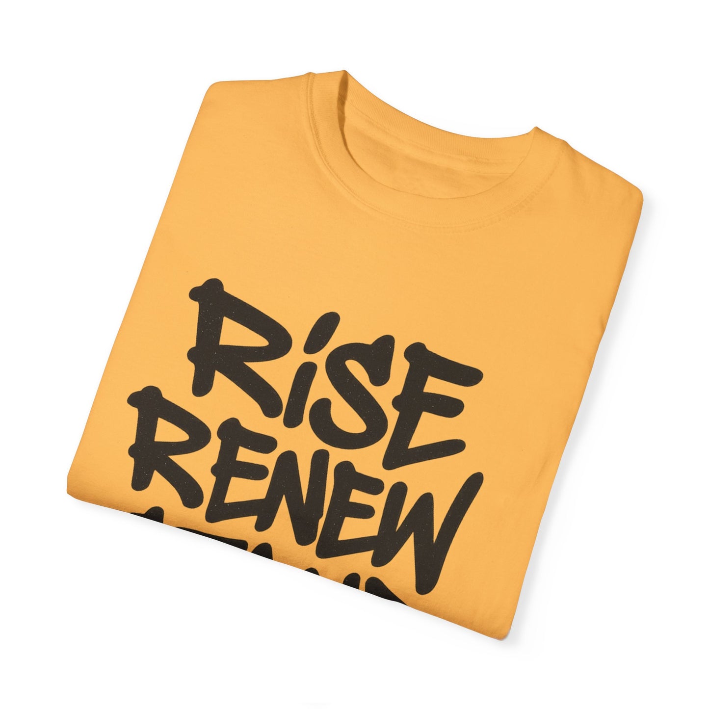 Inspiration T-Shirt: Rise Renew Stand Unshaken