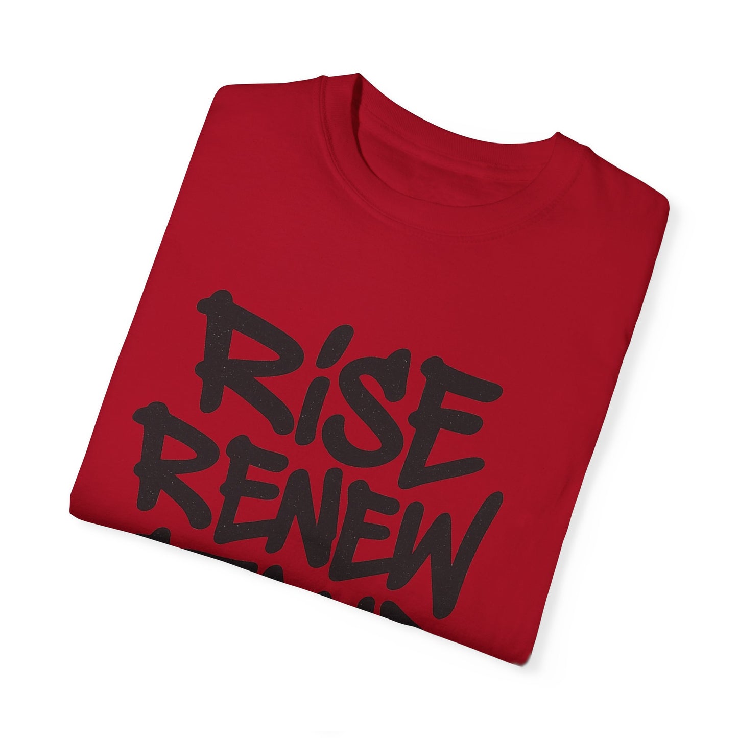 Inspiration T-Shirt: Rise Renew Stand Unshaken