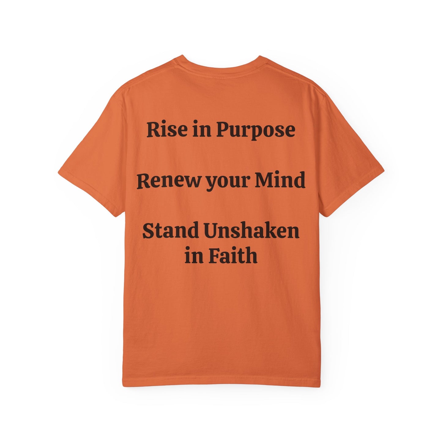 Inspiration T-Shirt: Rise Renew Stand Unshaken