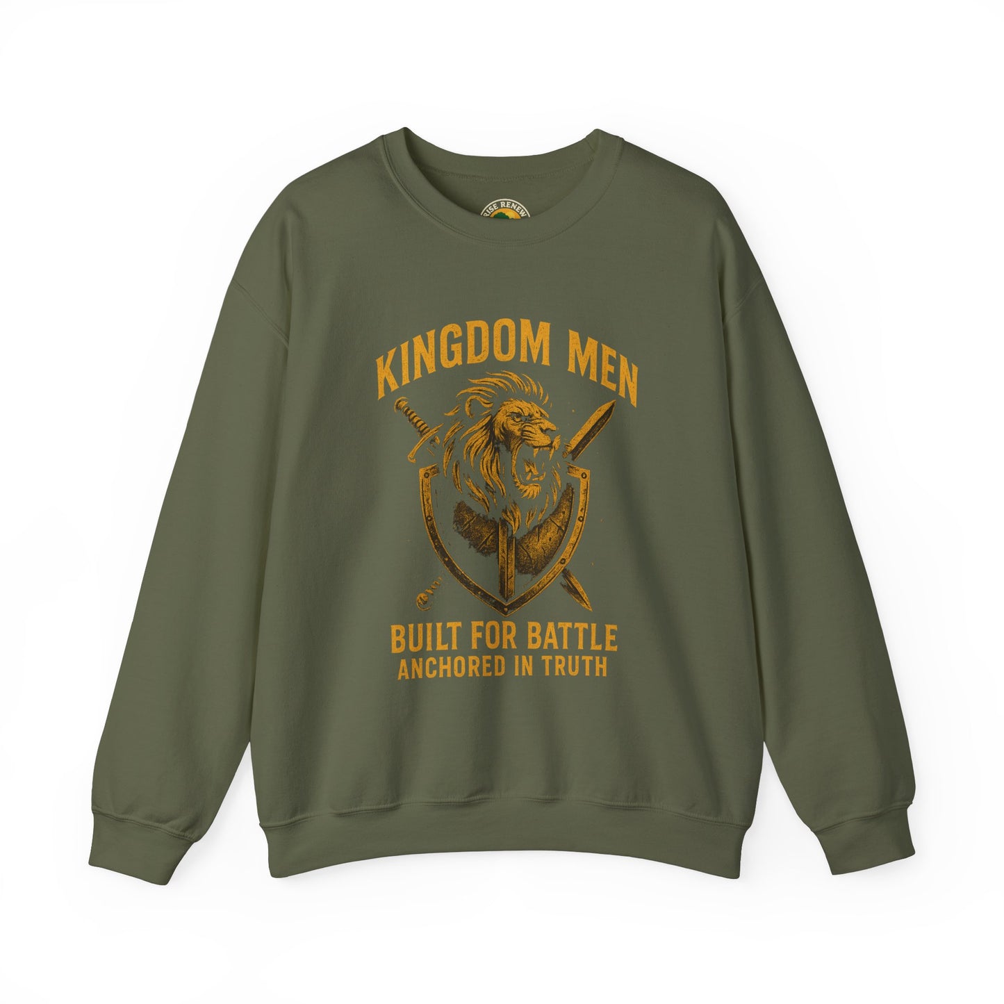 Kingdom Men Built for Battle Anchored in Truth-Crewneck Sweatshirt