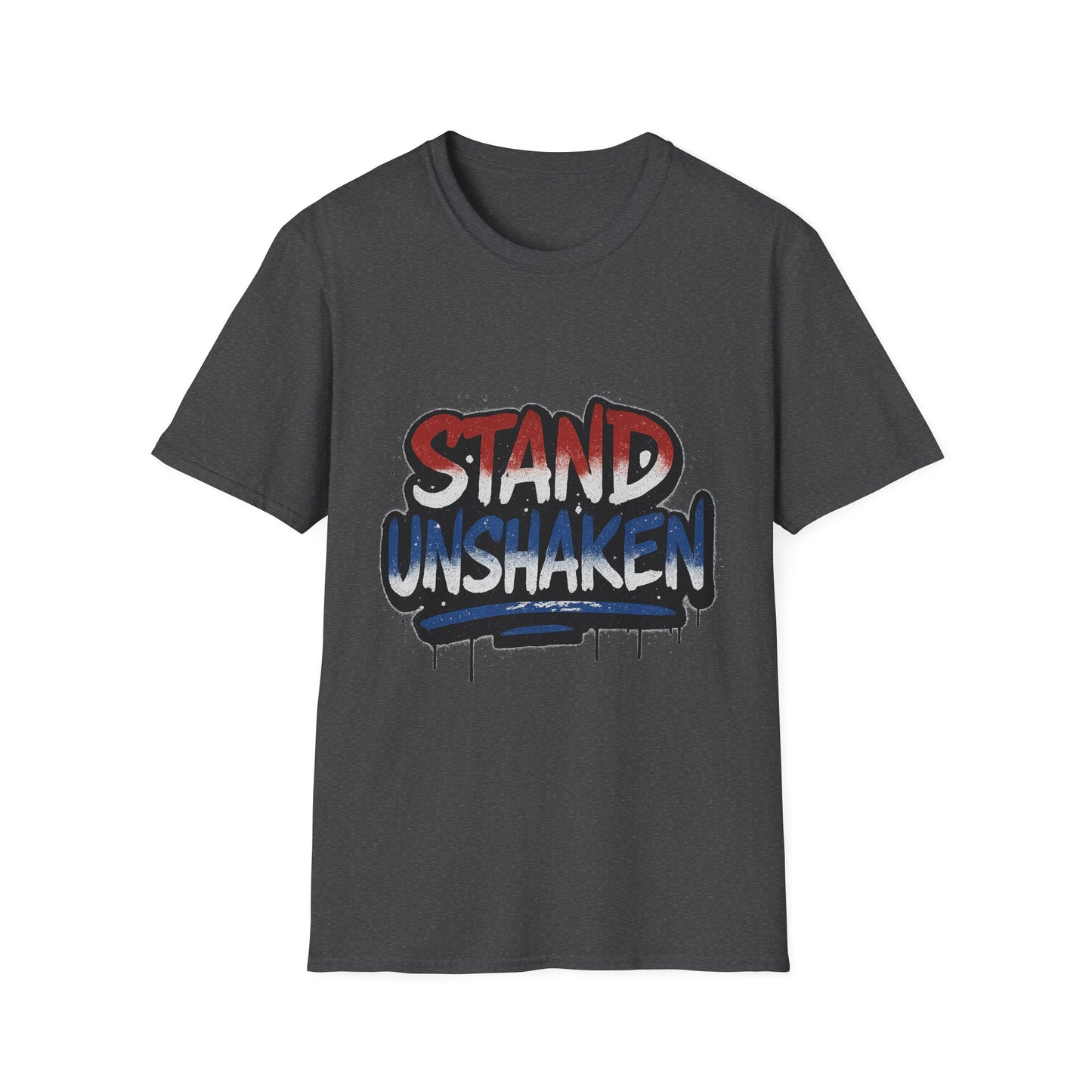 Stand Unshaken Inspirational Unisex Softstyle T-Shirt - Faith & Resilience