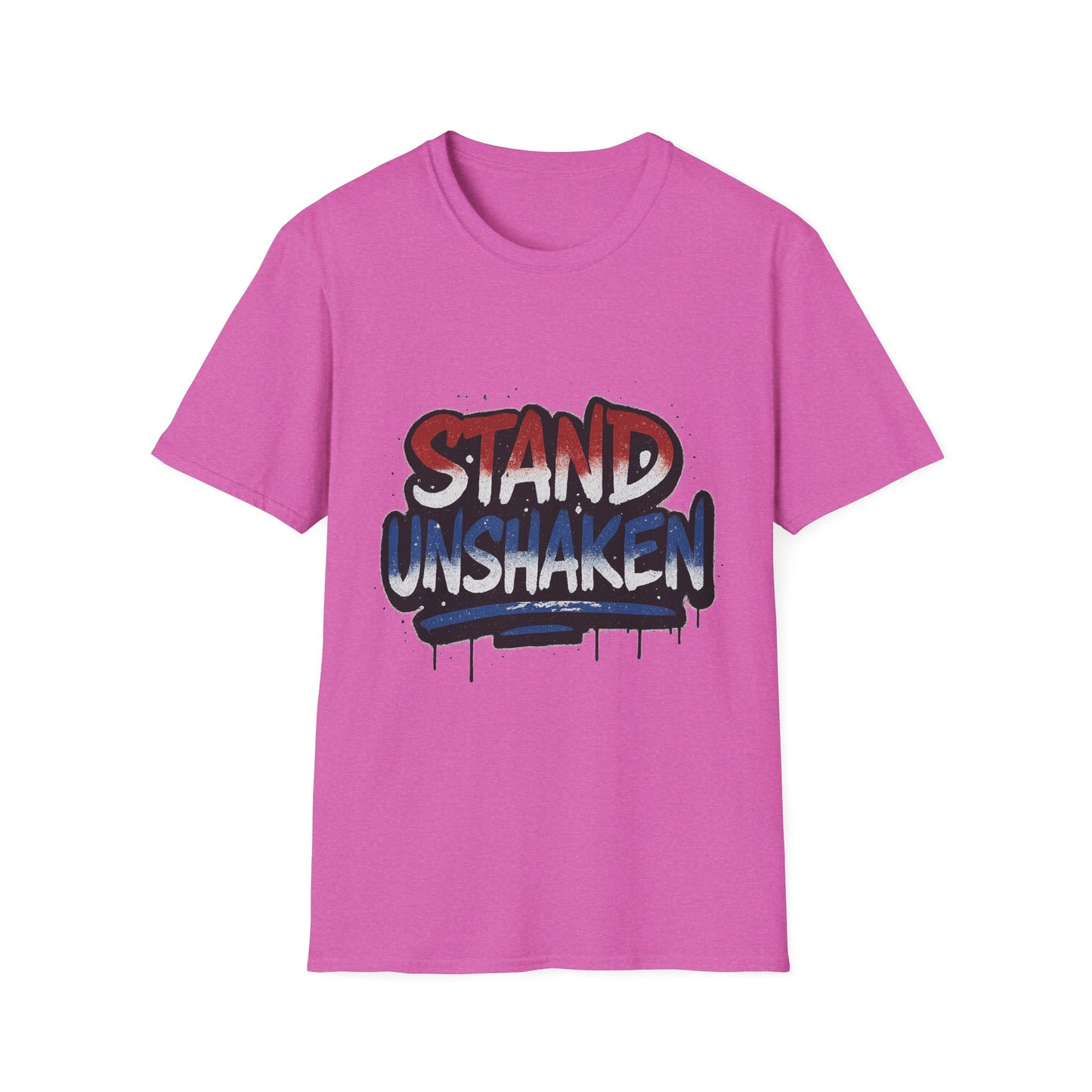 Stand Unshaken Inspirational Unisex Softstyle T-Shirt - Faith & Resilience