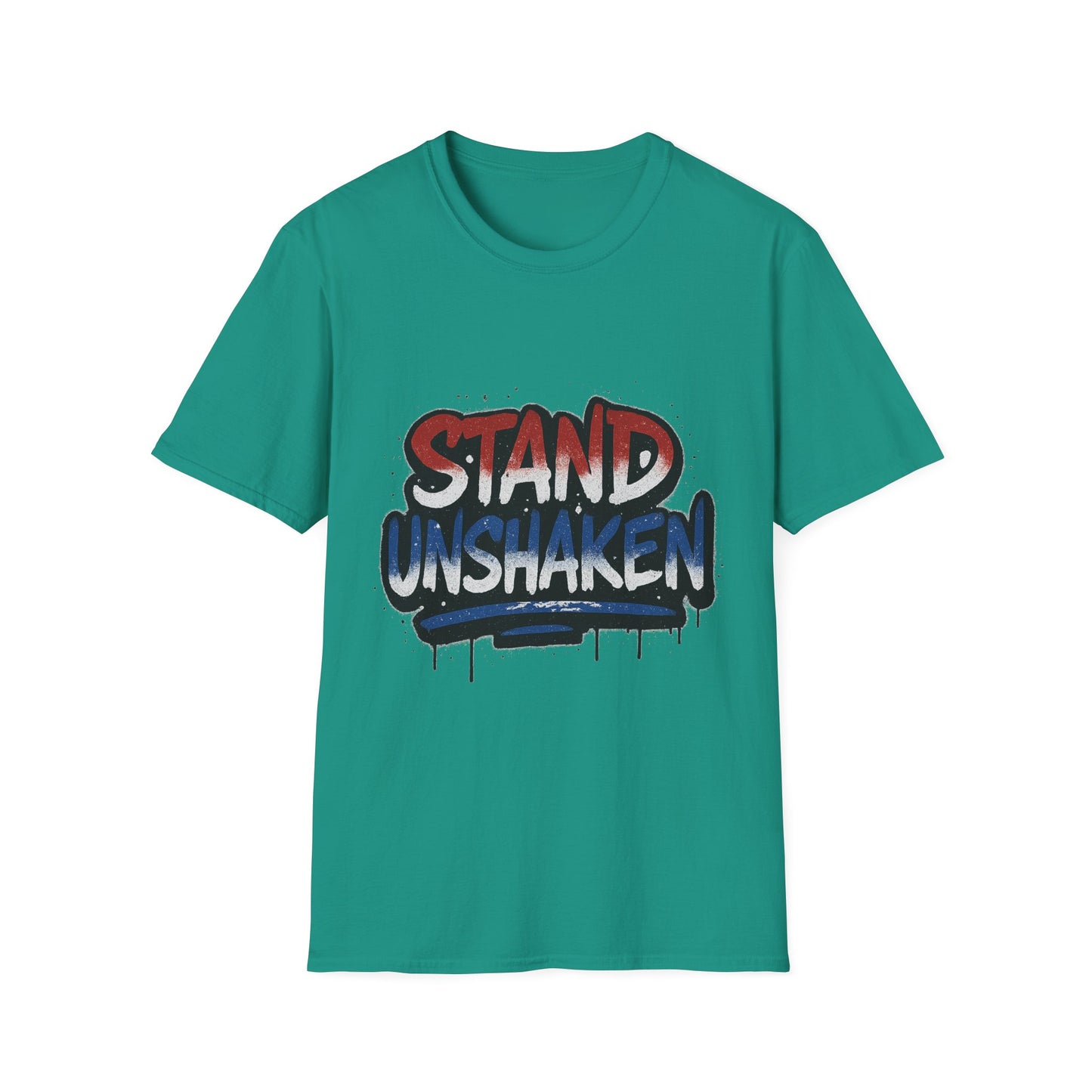 Stand Unshaken Inspirational Unisex Softstyle T-Shirt - Faith & Resilience