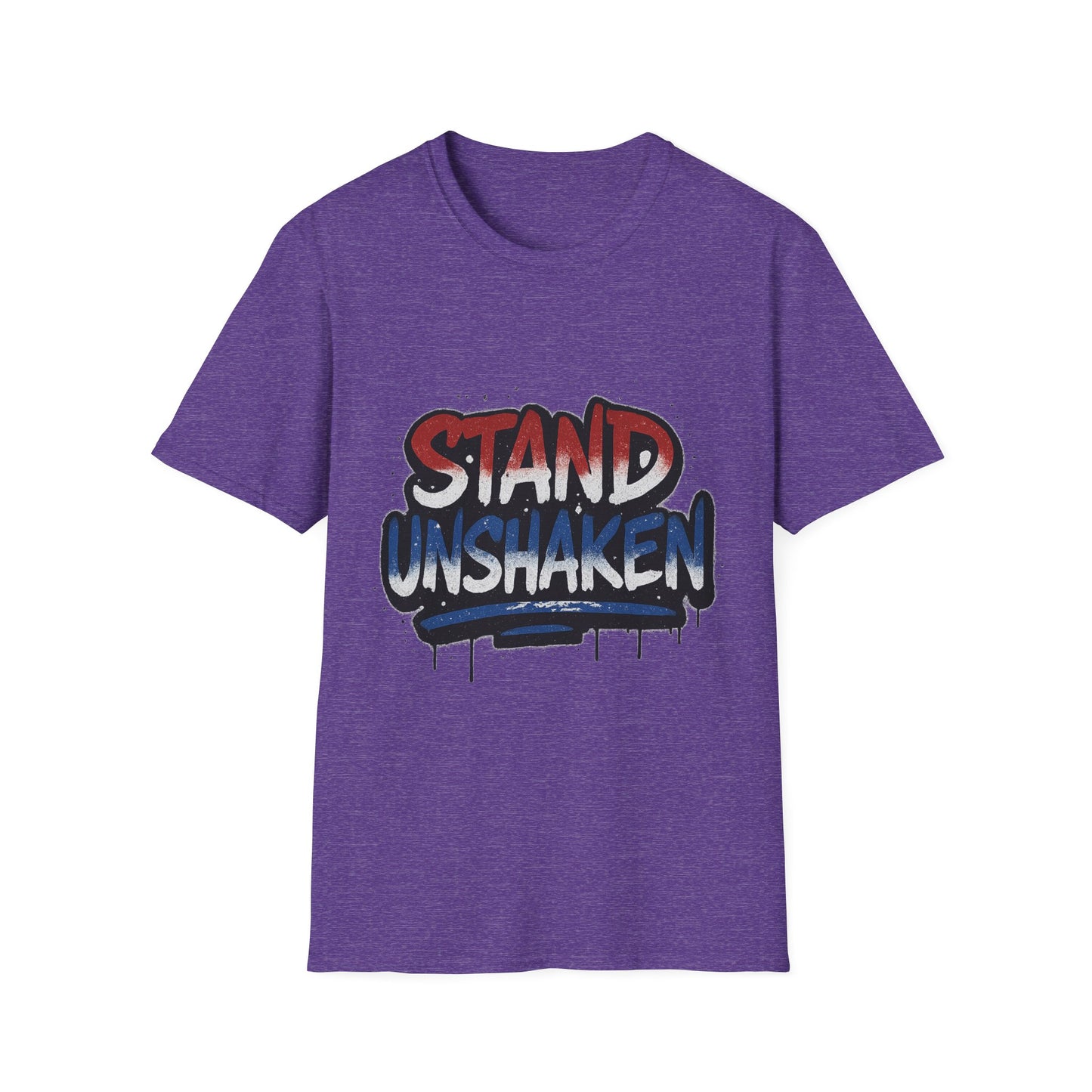 Stand Unshaken Inspirational Unisex Softstyle T-Shirt - Faith & Resilience