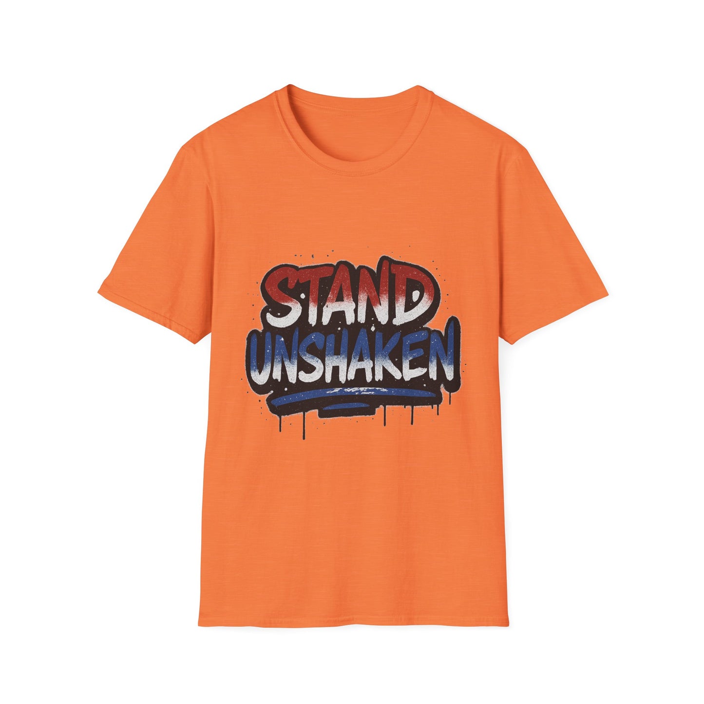 Stand Unshaken Inspirational Unisex Softstyle T-Shirt - Faith & Resilience