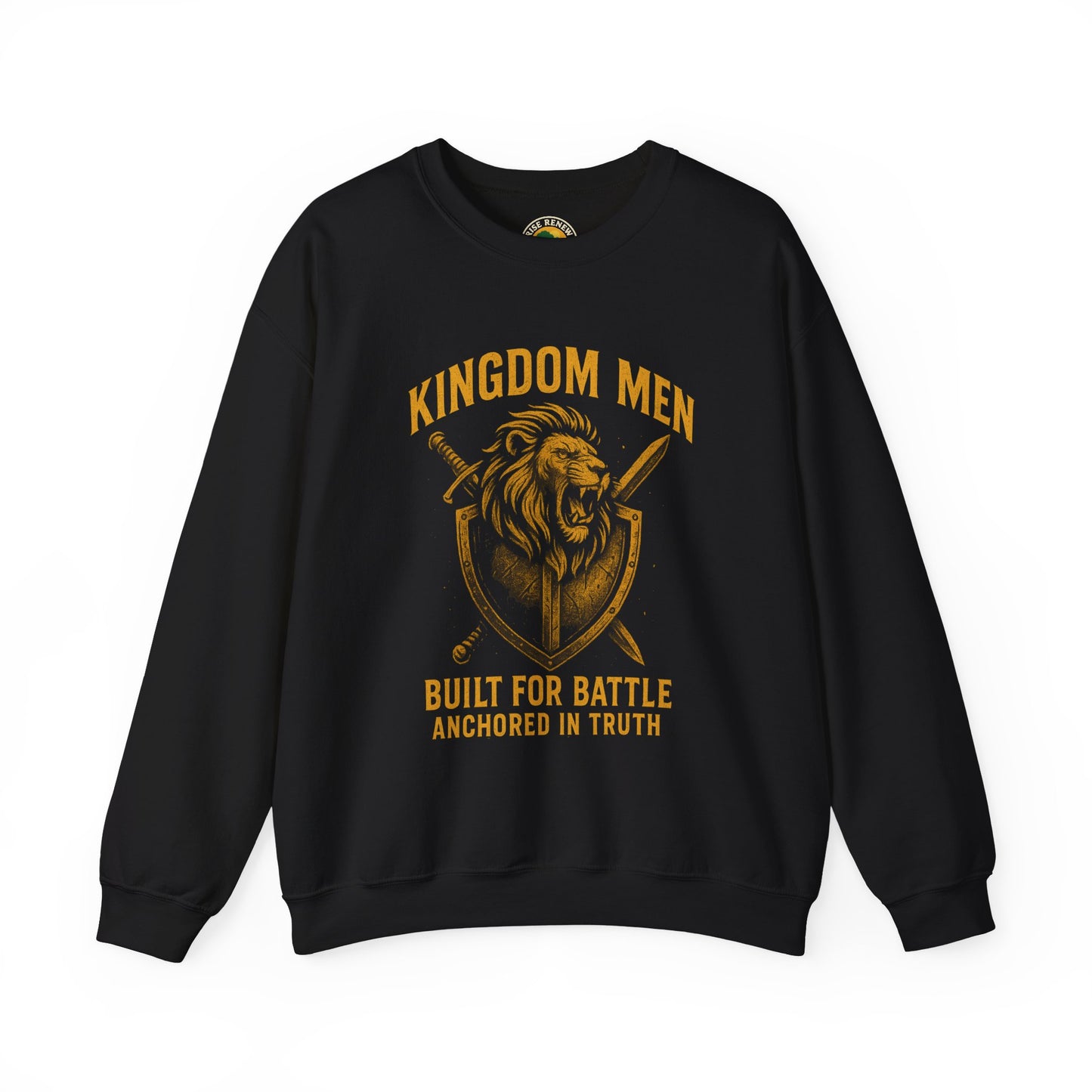 Kingdom Men Built for Battle Anchored in Truth-Crewneck Sweatshirt