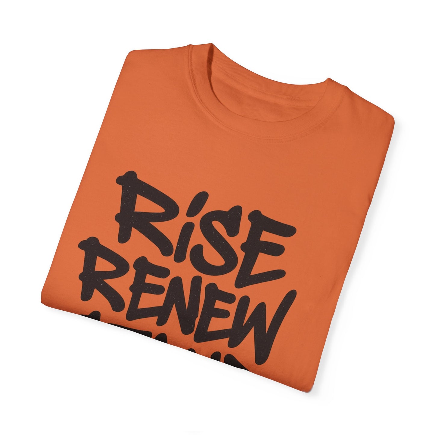 Inspiration T-Shirt: Rise Renew Stand Unshaken
