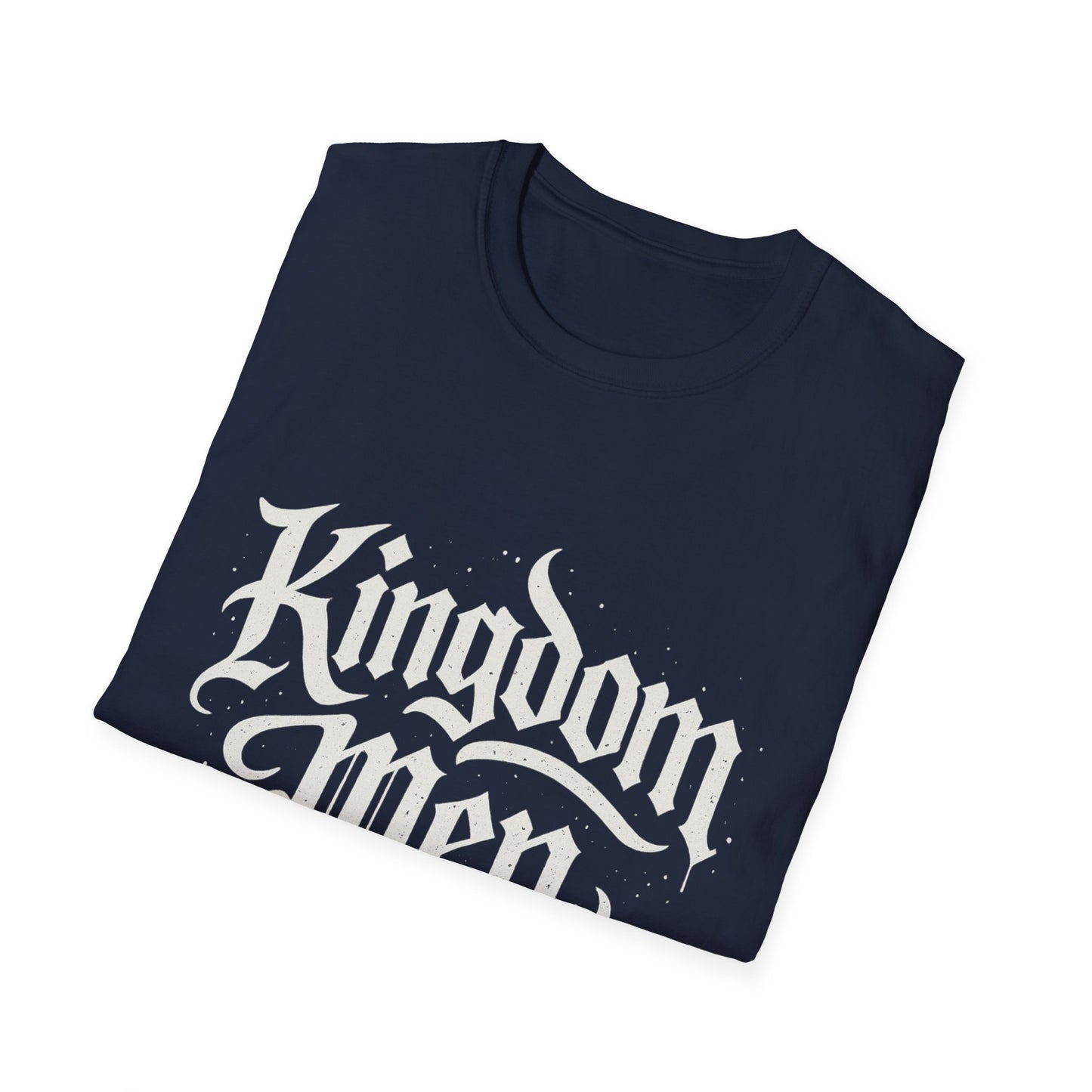 Unisex Softstyle T-Shirt - Kingdom Men with 1 Corinthians 16:13