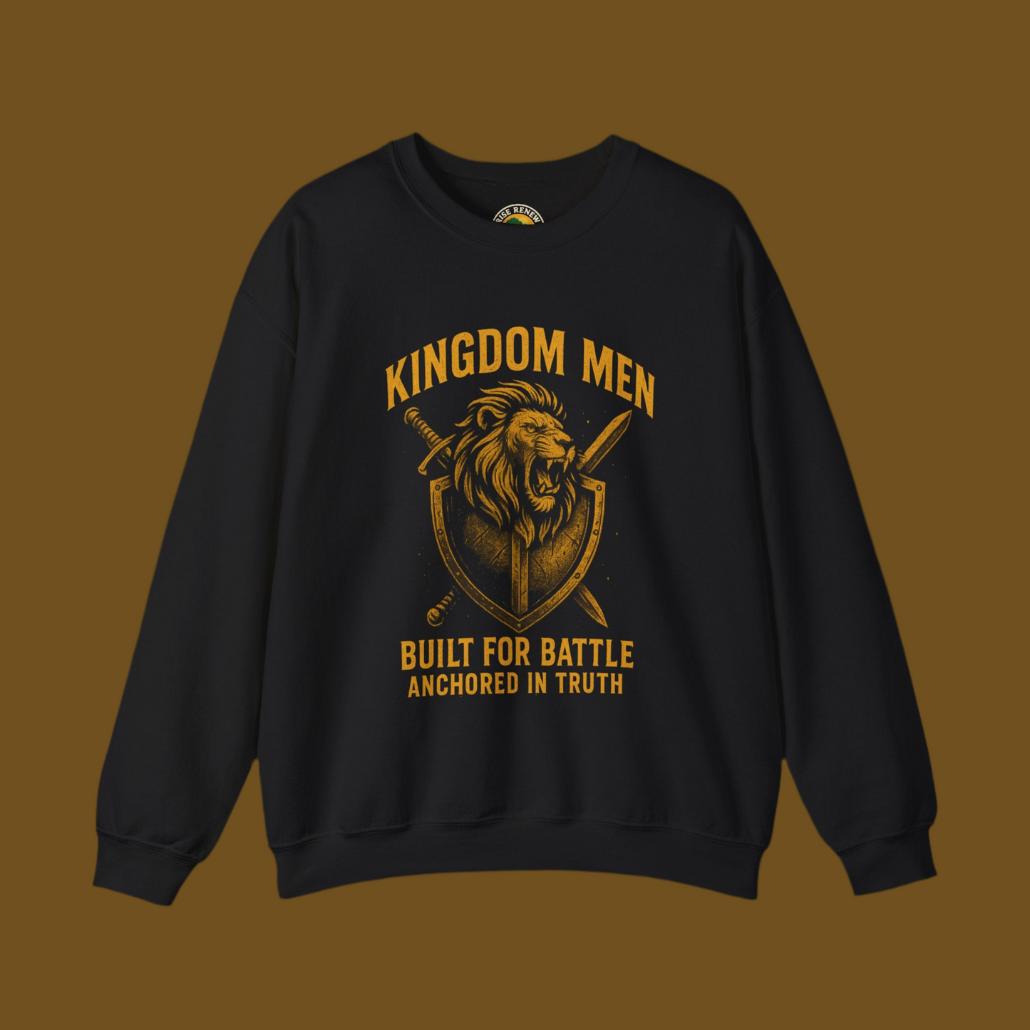 Kingdom Men Built for Battle Anchored in Truth-Crewneck Sweatshirt