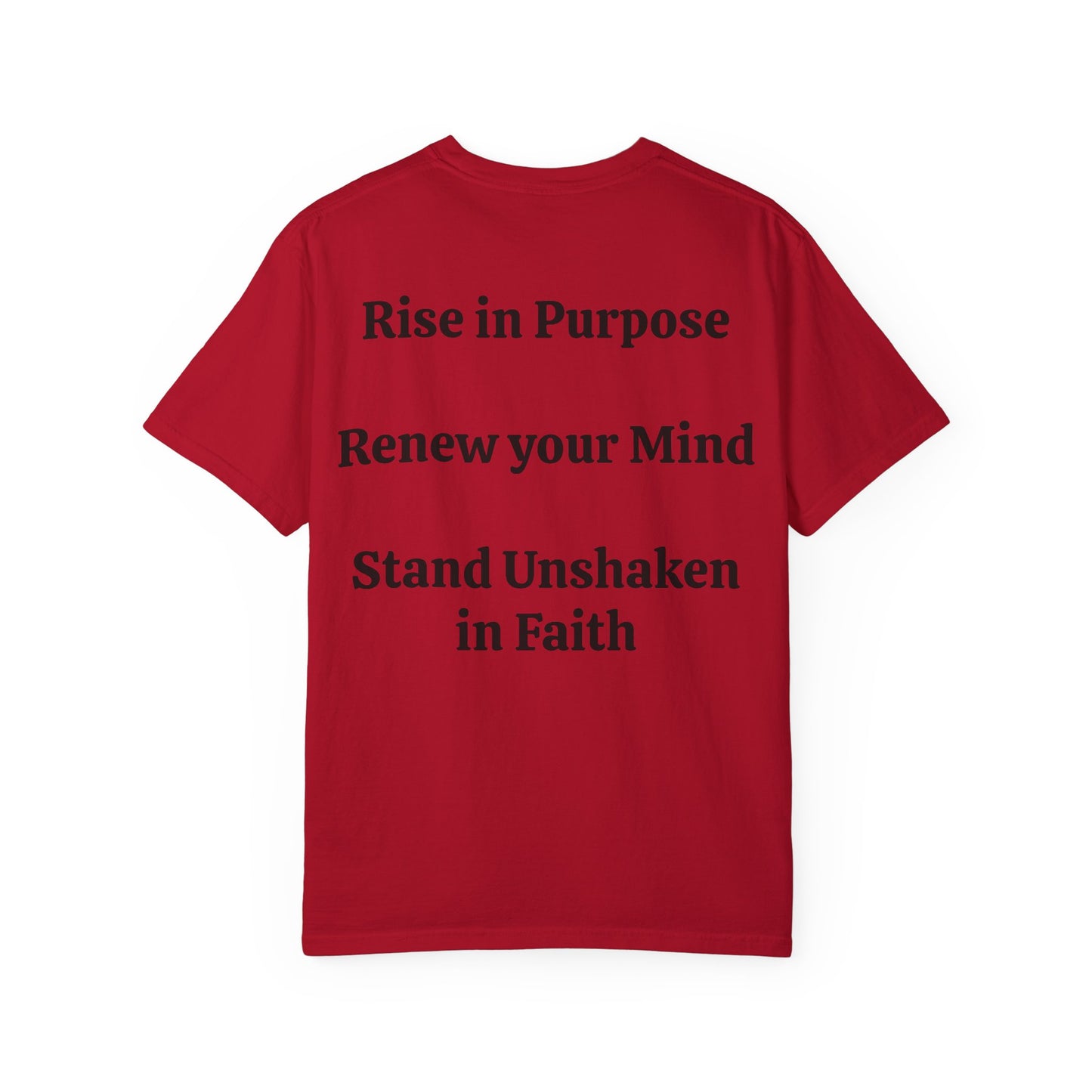 Inspiration T-Shirt: Rise Renew Stand Unshaken
