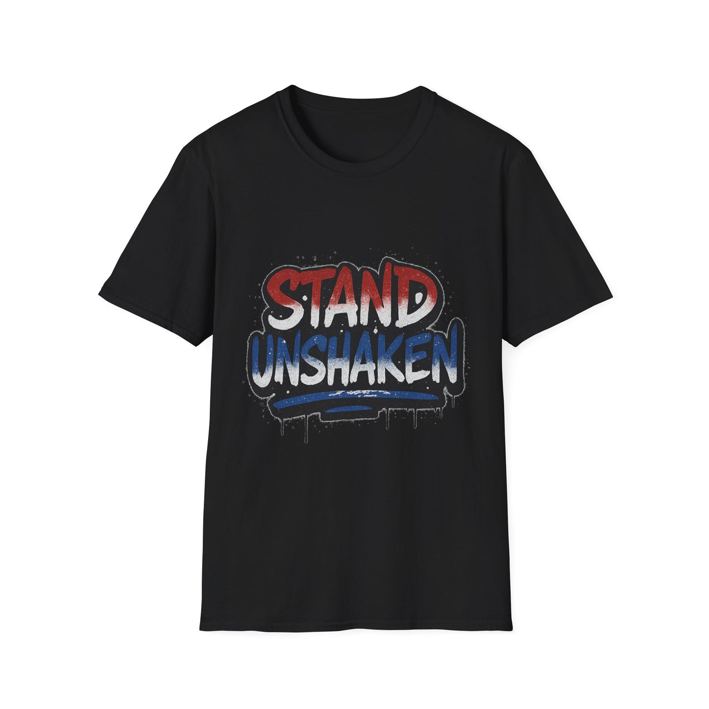Stand Unshaken Inspirational Unisex Softstyle T-Shirt - Faith & Resilience