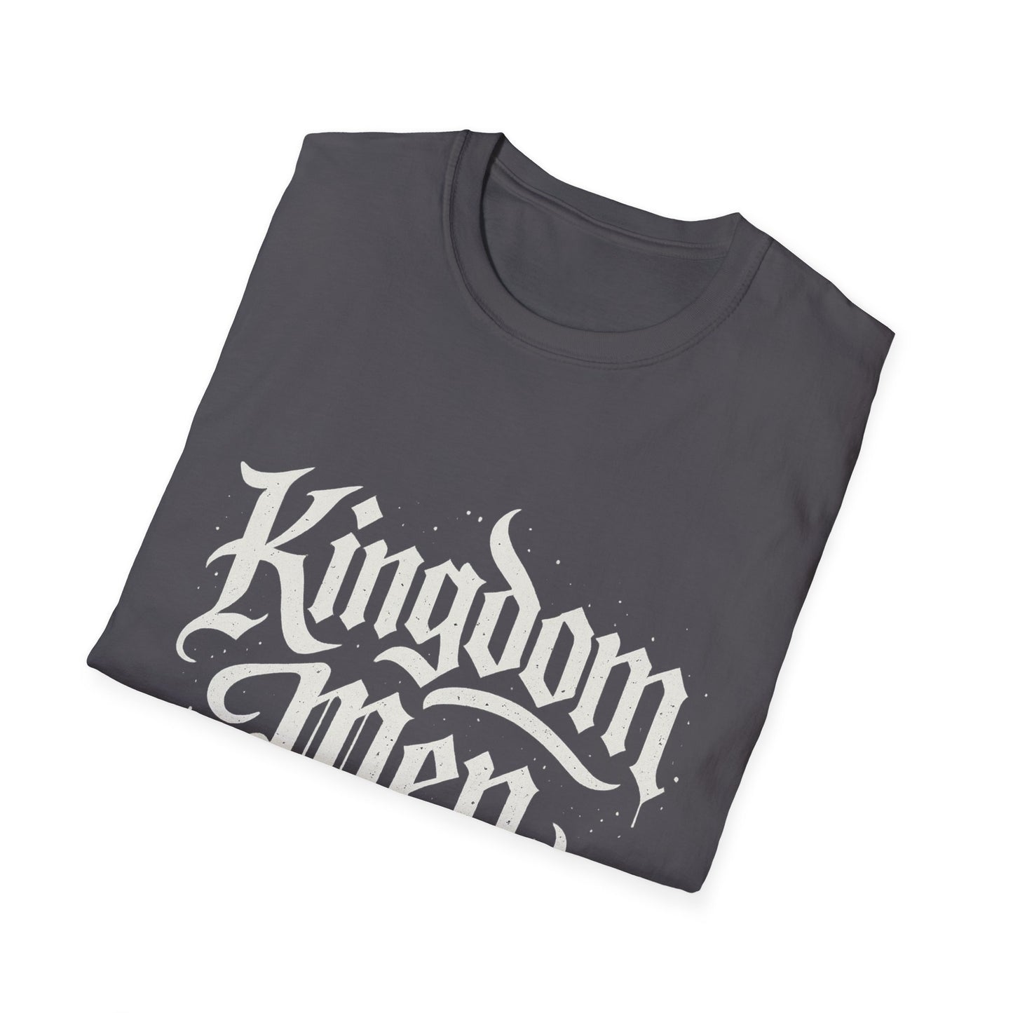Unisex Softstyle T-Shirt - Kingdom Men with 1 Corinthians 16:13