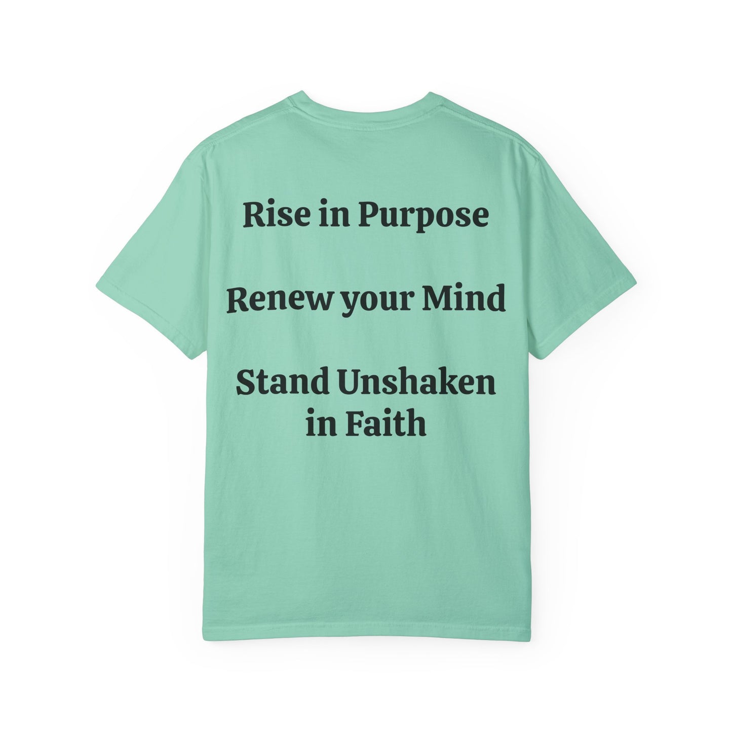 Inspiration T-Shirt: Rise Renew Stand Unshaken