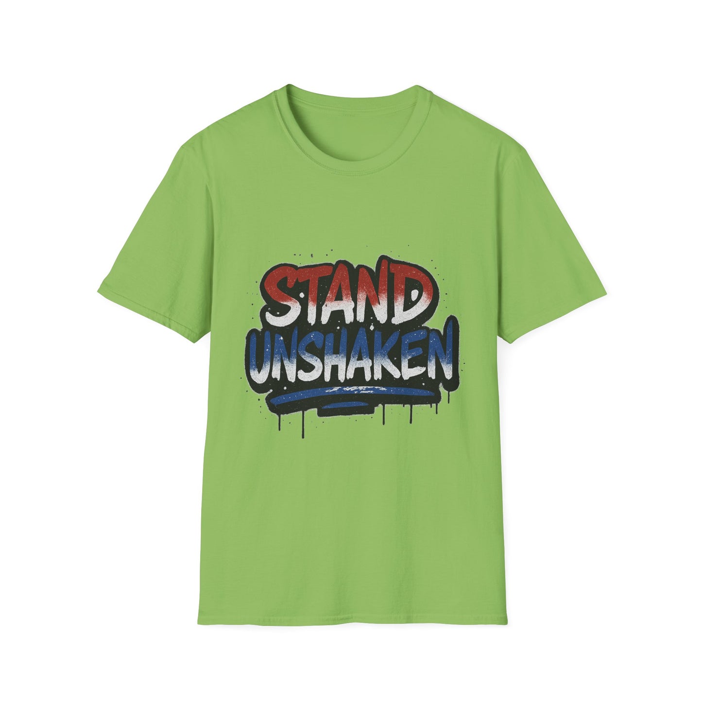 Stand Unshaken Inspirational Unisex Softstyle T-Shirt - Faith & Resilience