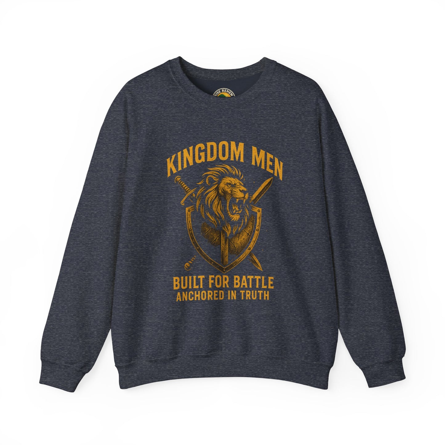 Kingdom Men Built for Battle Anchored in Truth-Crewneck Sweatshirt