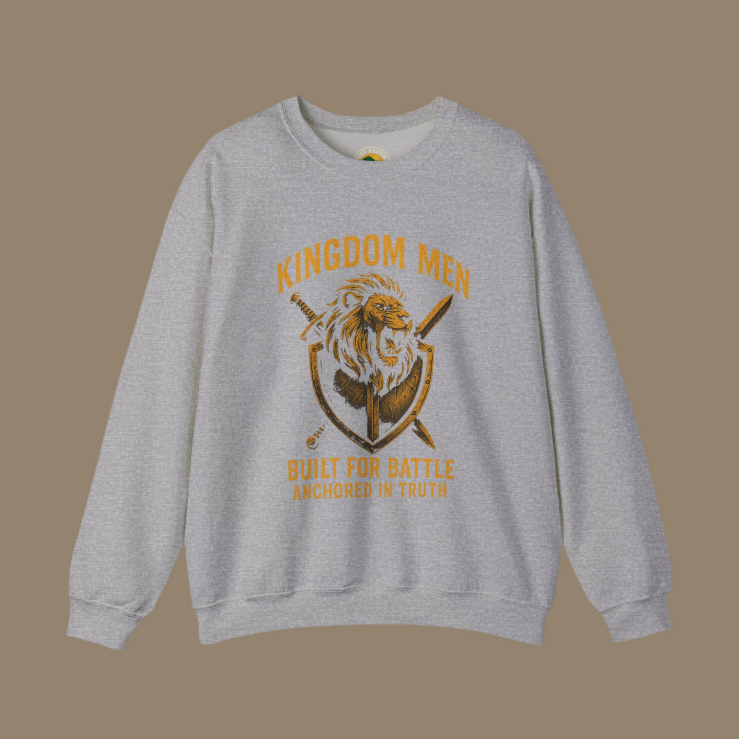 Kingdom Men Built for Battle Anchored in Truth-Crewneck Sweatshirt