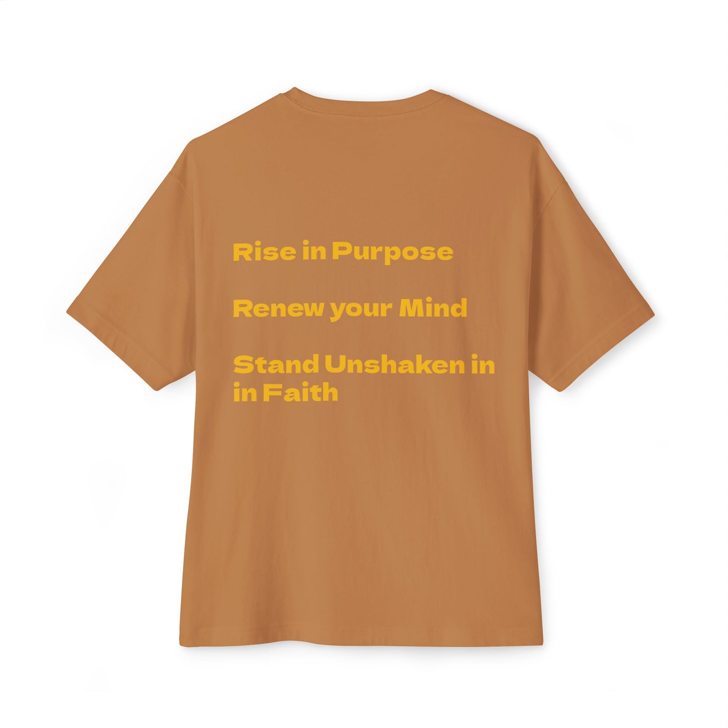 Oversized Tee Rise Renew Stand Unshaken Shirt