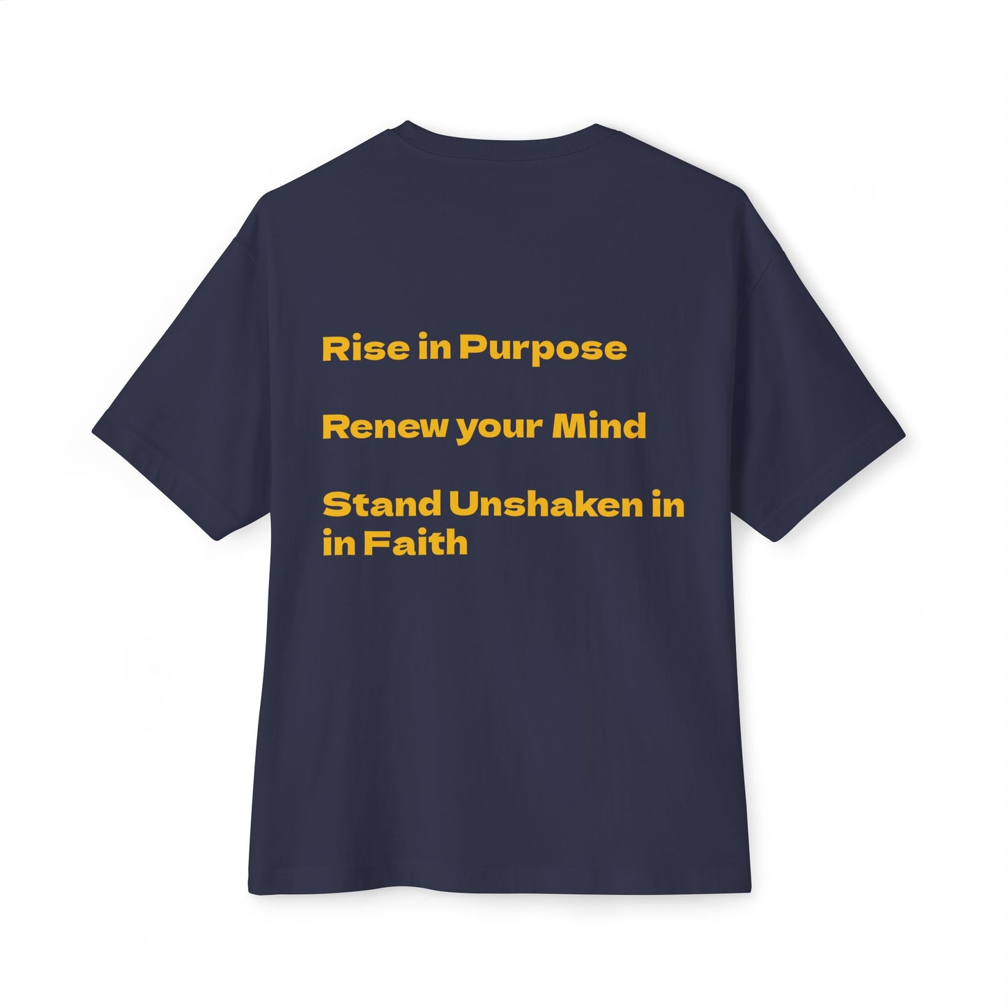 Oversized Tee Rise Renew Stand Unshaken Shirt