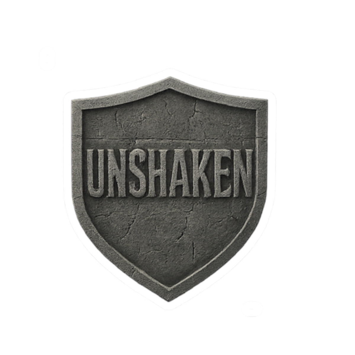 UNSHAKEN Inspirational Kiss-Cut Stickers | Motivational Wall & Laptop Decals