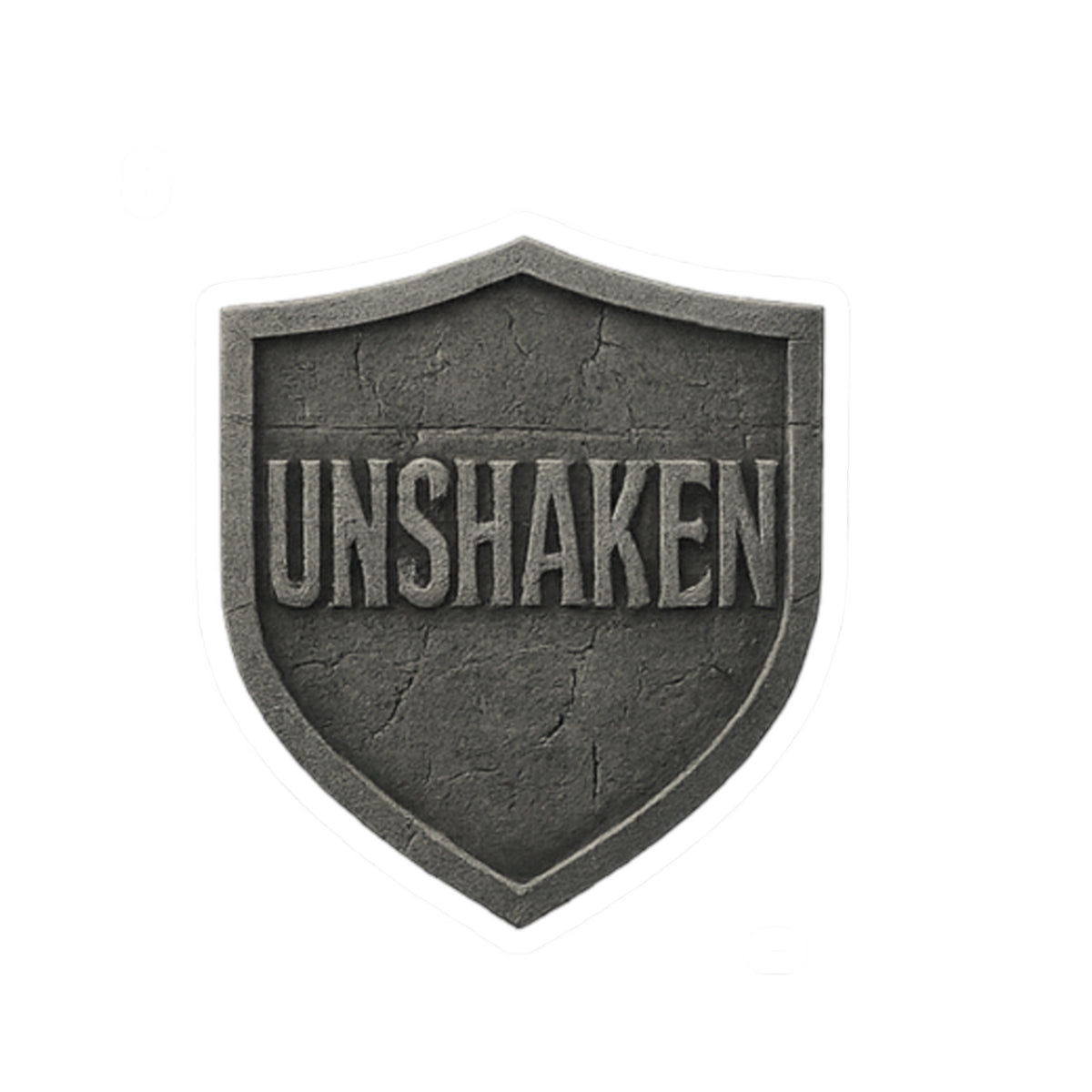UNSHAKEN Inspirational Kiss-Cut Stickers | Motivational Wall & Laptop Decals